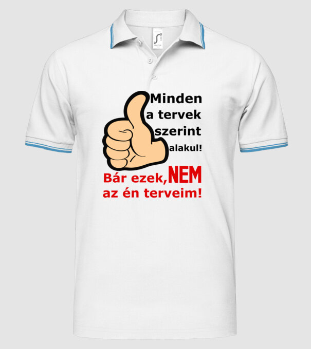  minta fehér pólón
