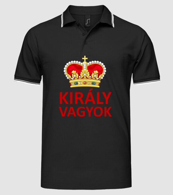  minta fekete pólón