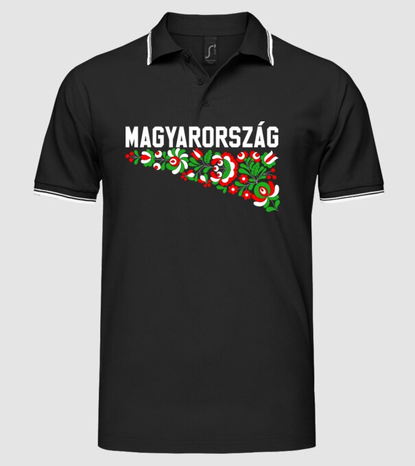  minta fekete pólón