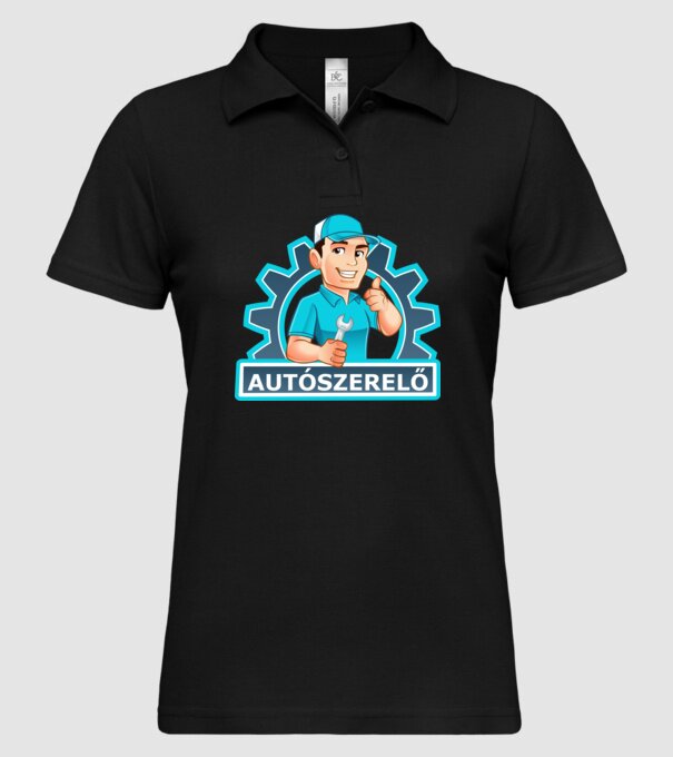  minta fekete pólón