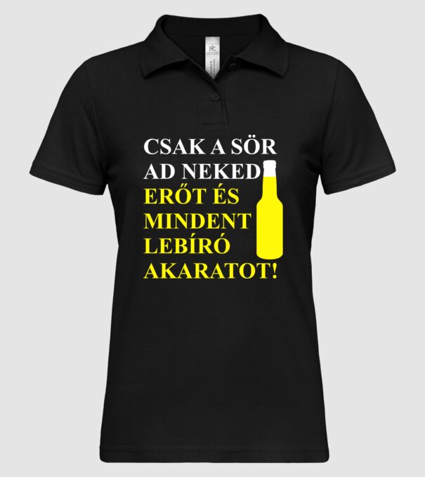  minta fekete pólón