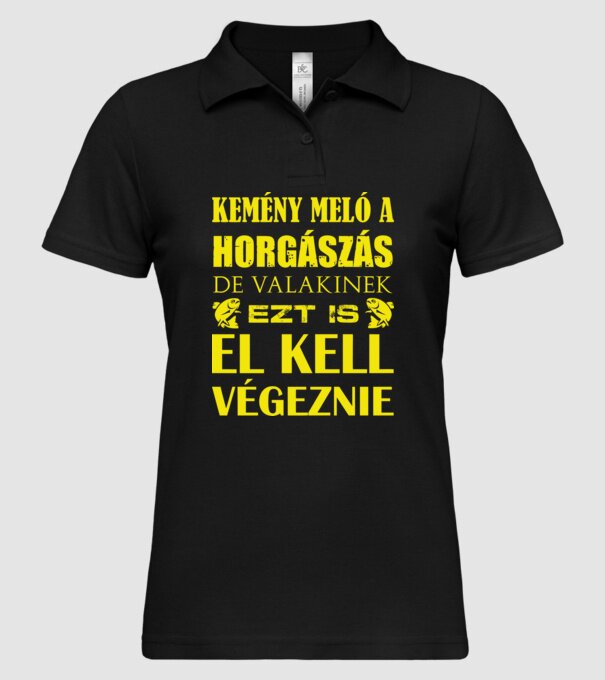  minta fekete pólón