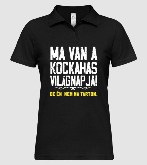  minta fekete pólón