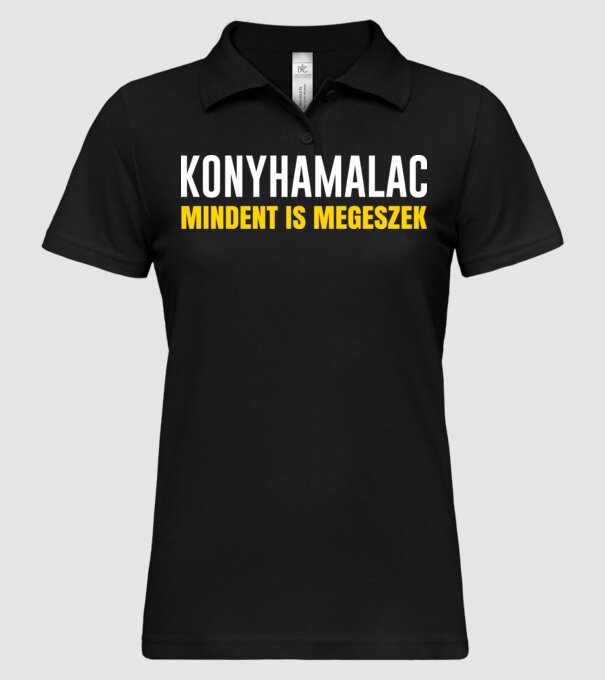  minta fekete pólón