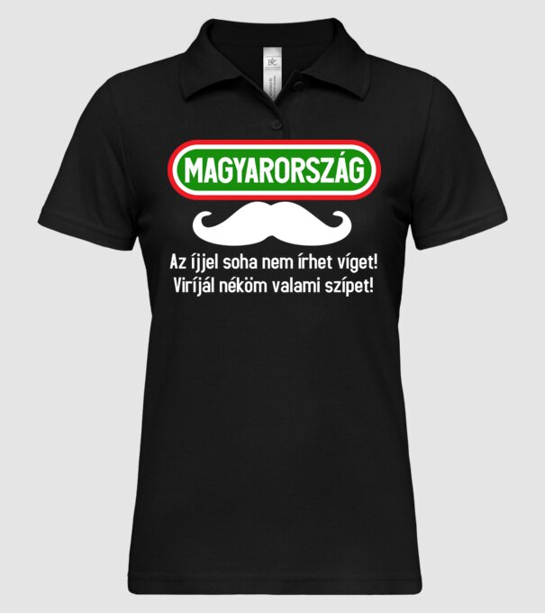  minta fekete pólón