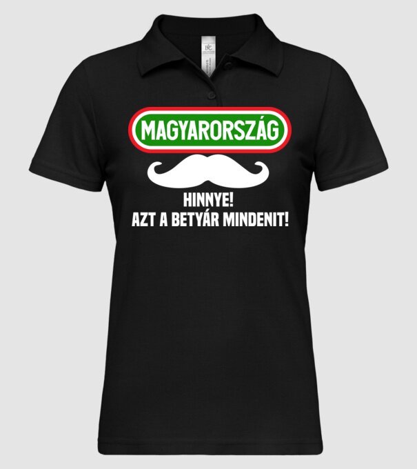  minta fekete pólón