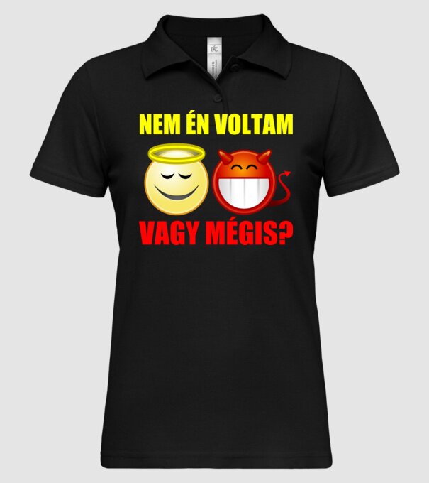  minta fekete pólón