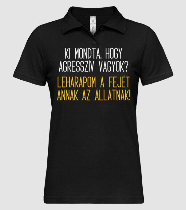  minta fekete pólón