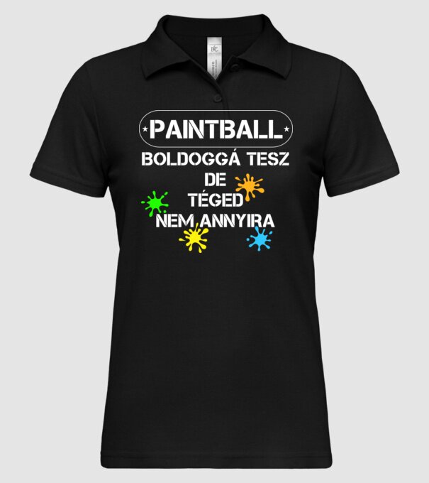  minta fekete pólón