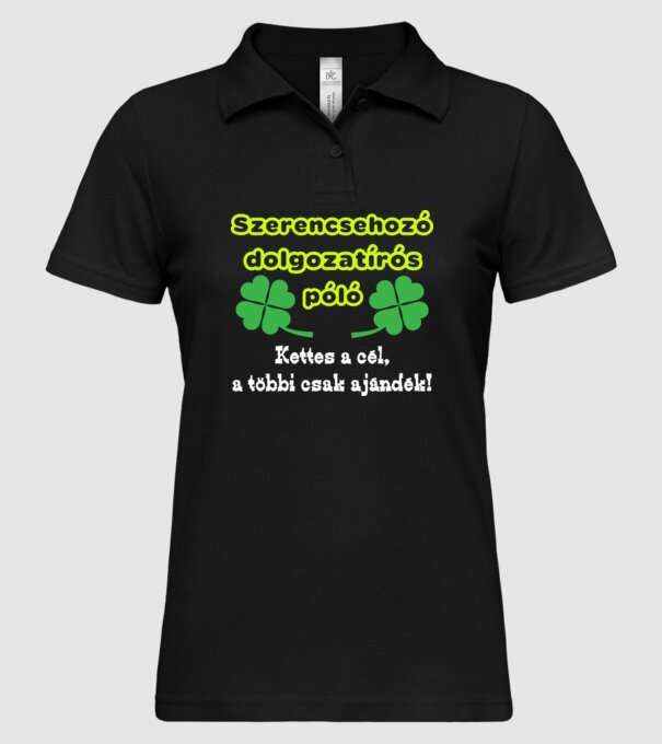  minta fekete pólón