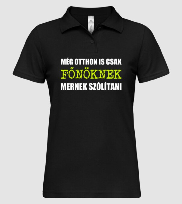  minta fekete pólón
