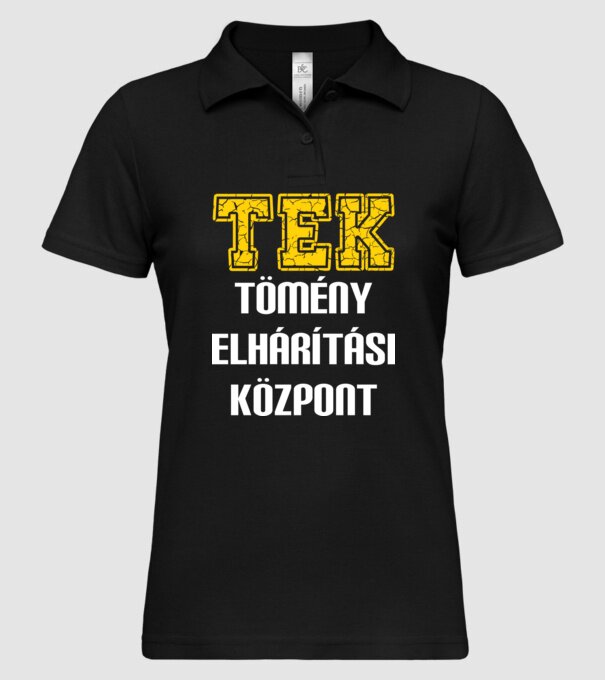  minta fekete pólón