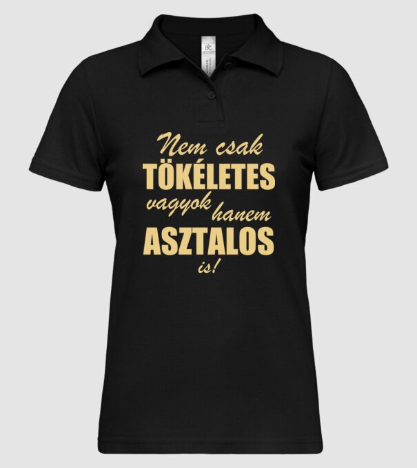  minta fekete pólón