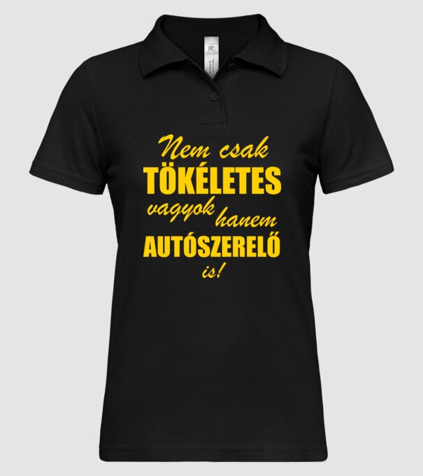  minta fekete pólón