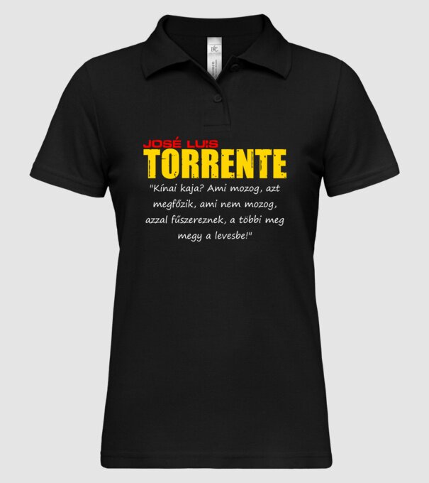  minta fekete pólón