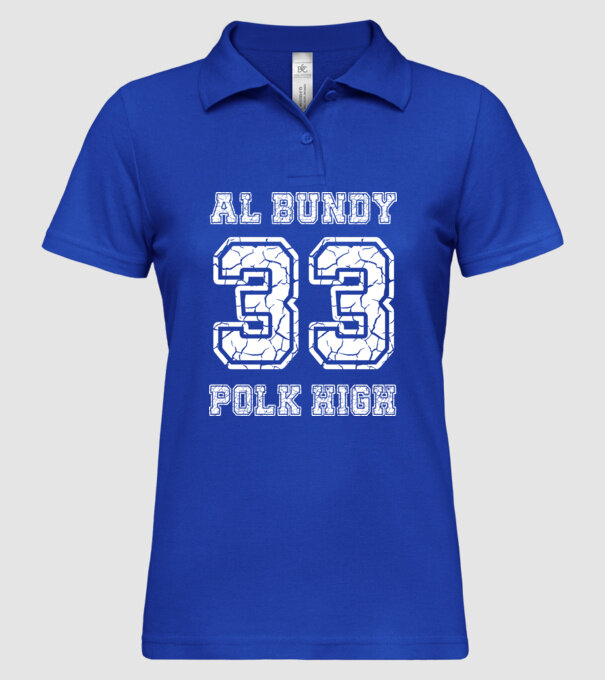  minta királykék pólón