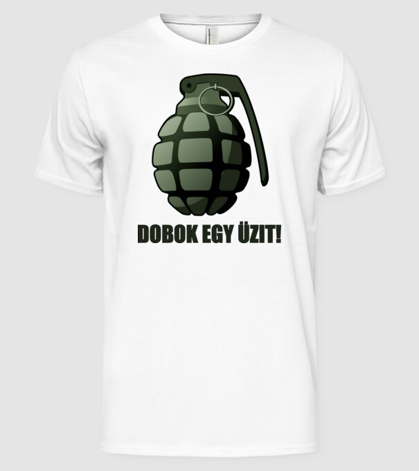  minta fehér pólón