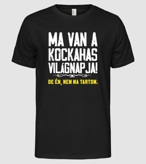  minta fekete pólón