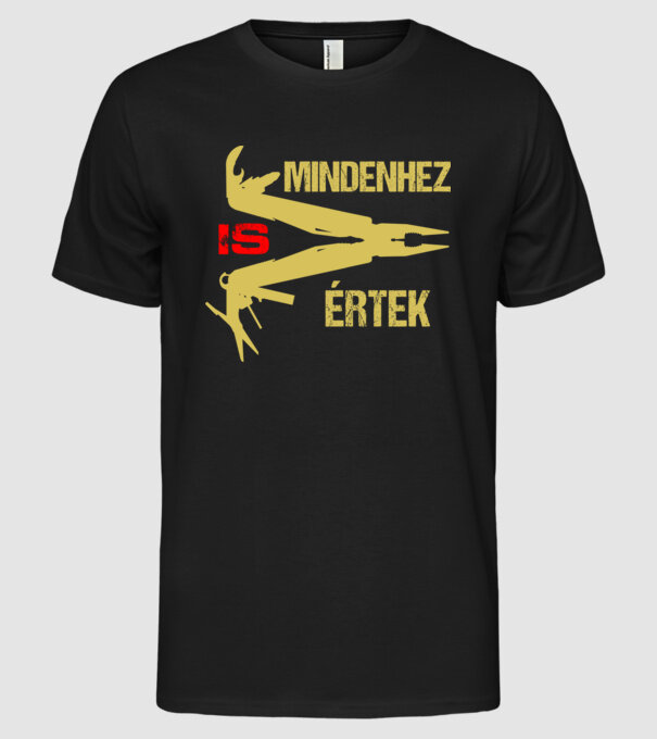  minta fekete pólón