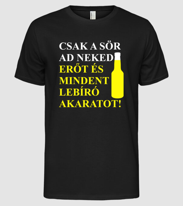  minta fekete pólón