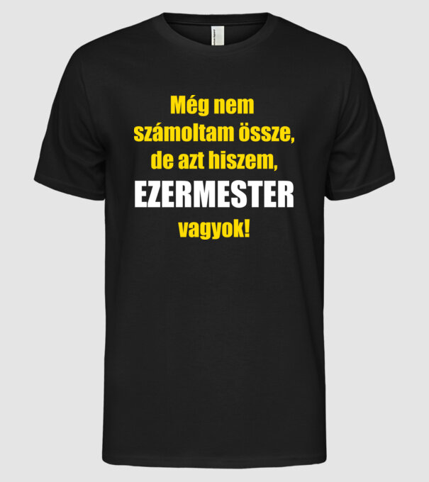  minta fekete pólón
