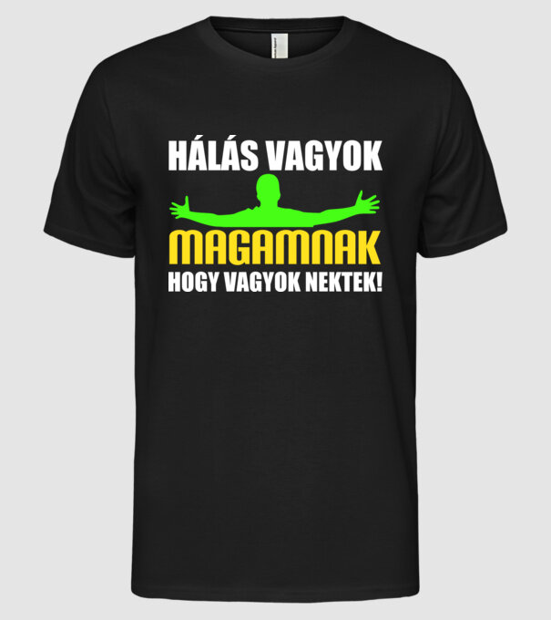  minta fekete pólón