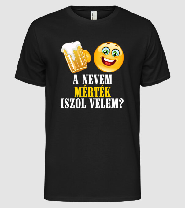  minta fekete pólón