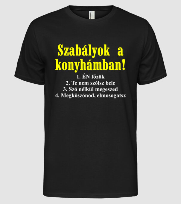  minta fekete pólón