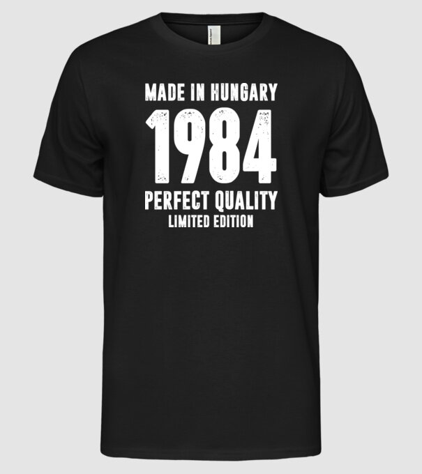  minta fekete pólón