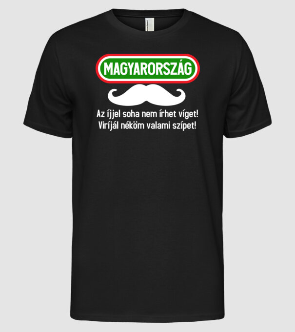  minta fekete pólón