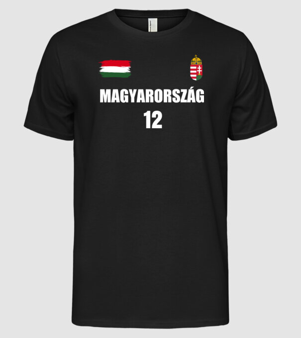  minta fekete pólón