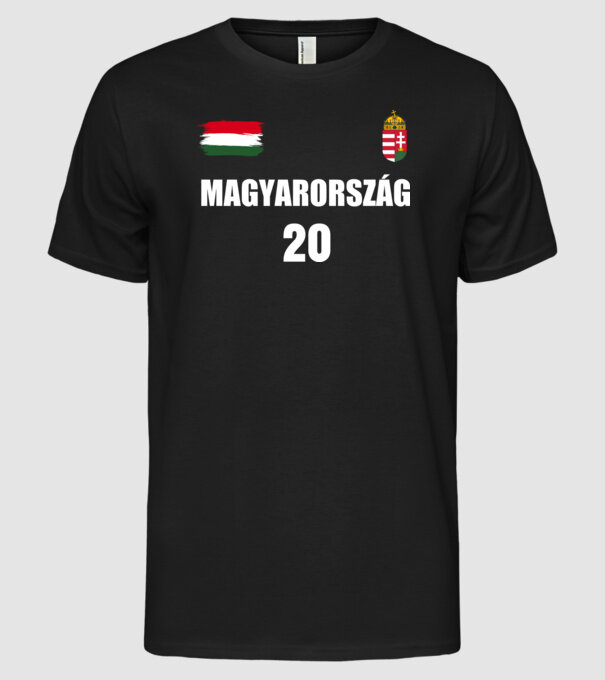  minta fekete pólón