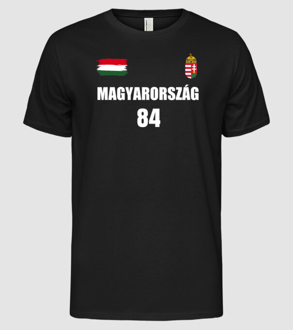  minta fekete pólón