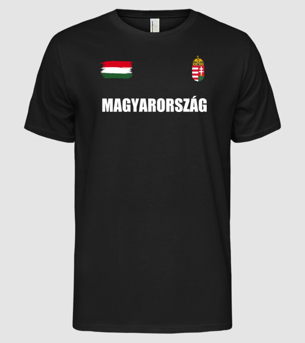  minta fekete pólón