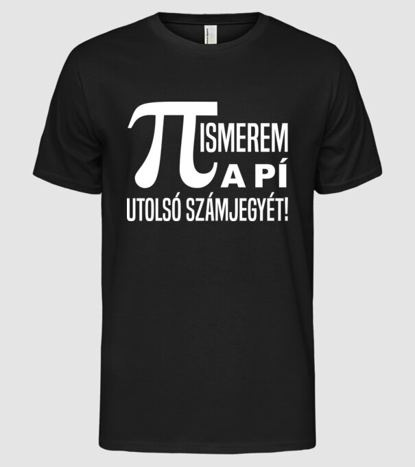  minta fekete pólón