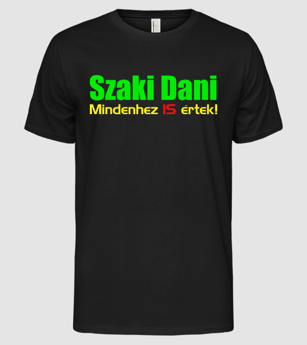  minta fekete pólón