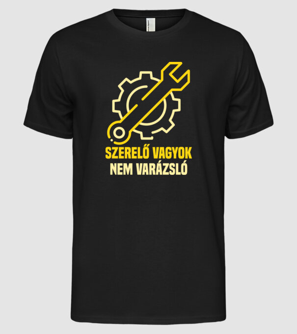  minta fekete pólón
