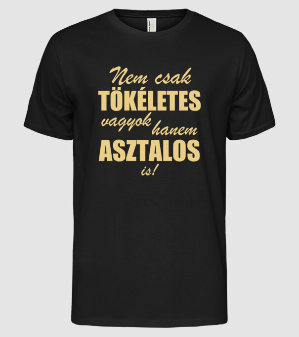  minta fekete pólón