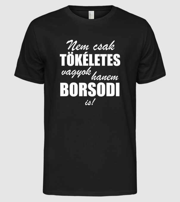  minta fekete pólón