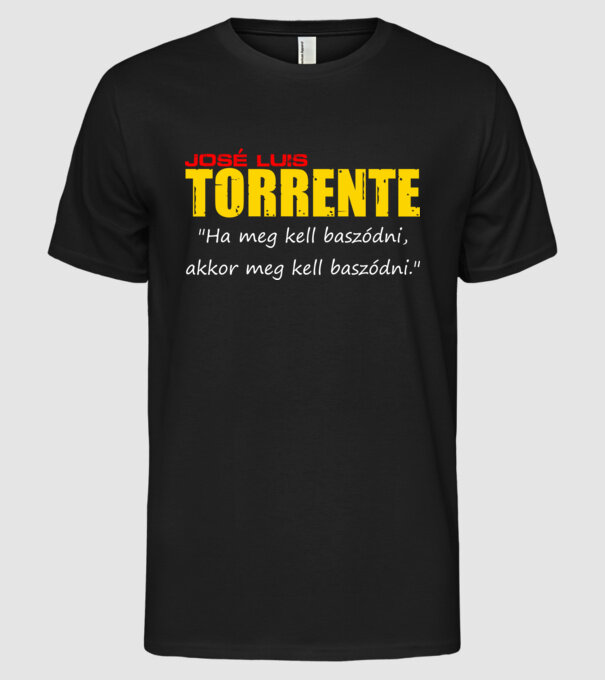  minta fekete pólón