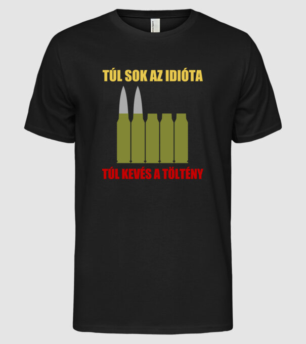  minta fekete pólón