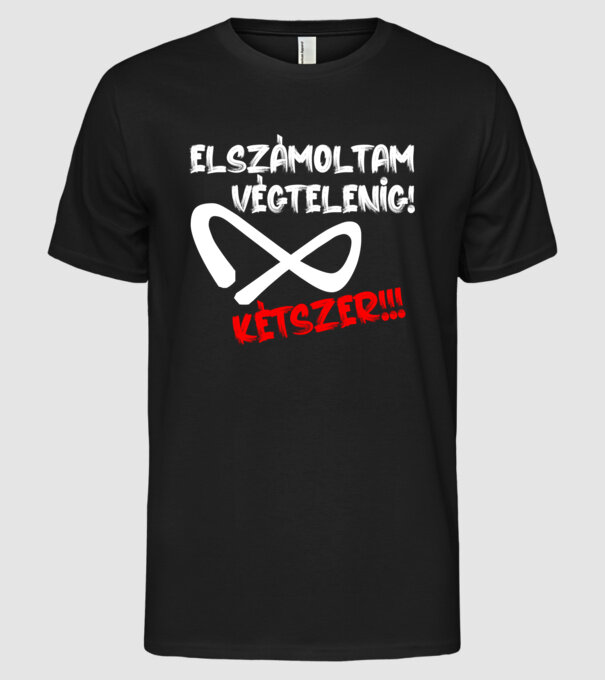  minta fekete pólón