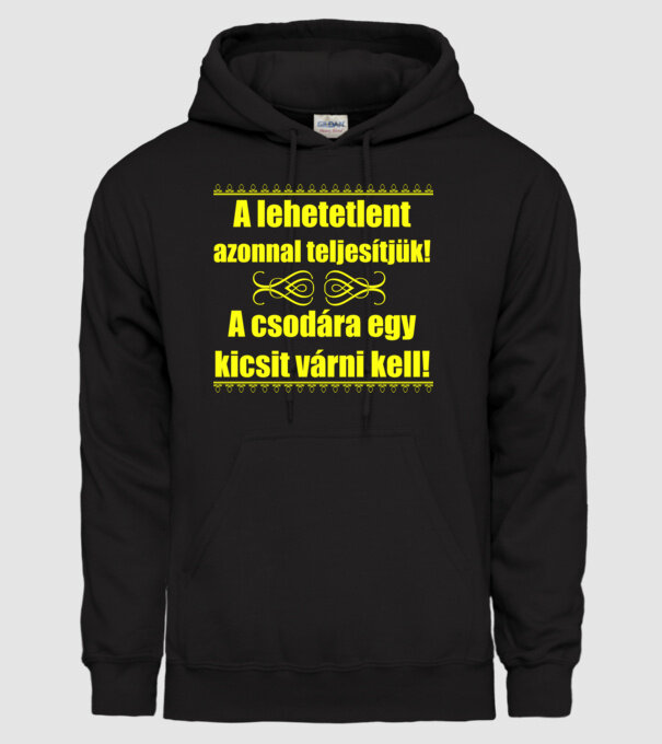  minta fekete pólón