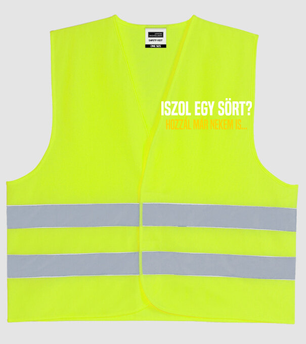  minta neonsárga pólón