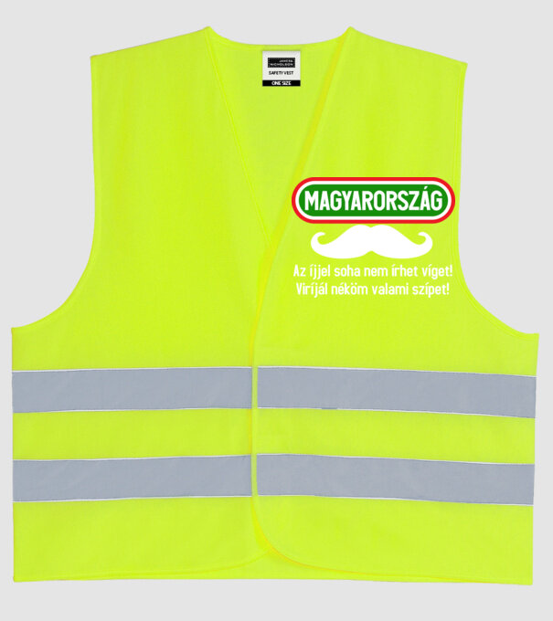  minta neonsárga pólón