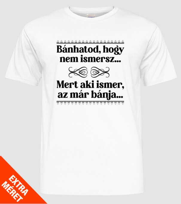  minta fehér pólón
