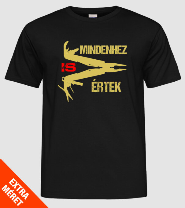  minta fekete pólón