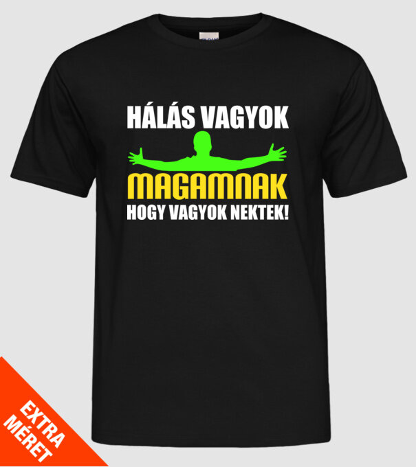 minta fekete pólón