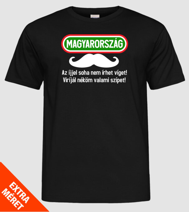  minta fekete pólón