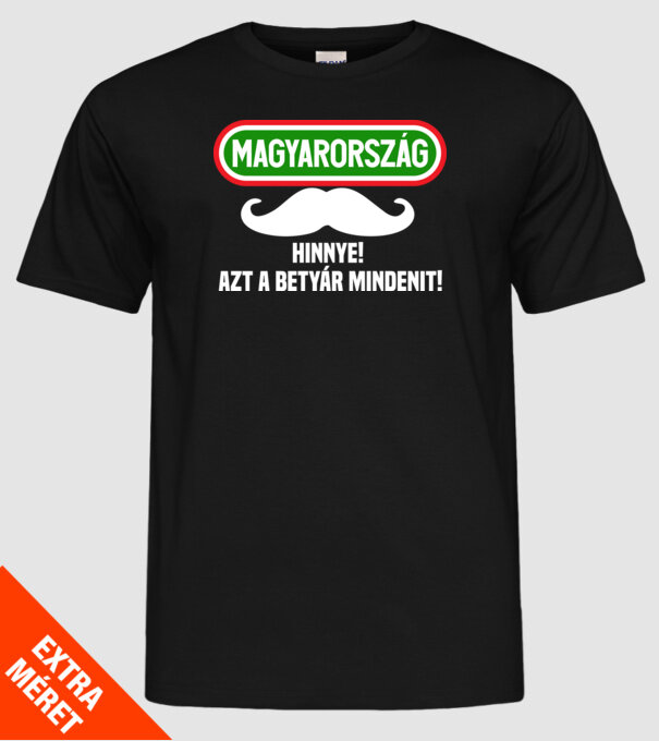  minta fekete pólón